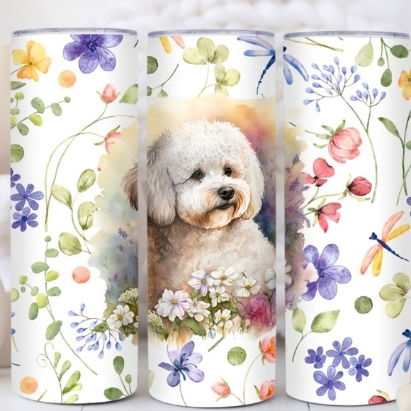 BICHON Frise Dog Mom 20oz Tumbler - Picture 1 of 4